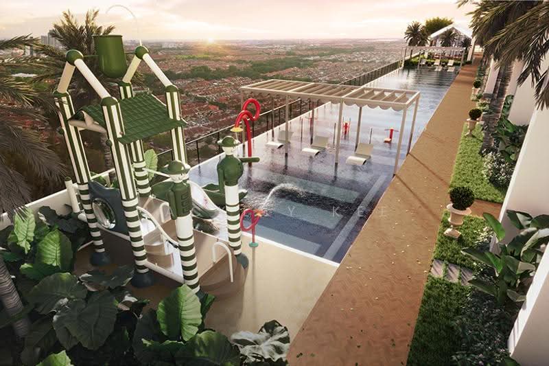 Kediaman Servis untuk Dijual di The Riva Residences @ Gravit8 - Jacklly Kee - Pool - PropertyGuru.com.my