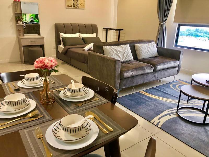 Service Residence for Rent at SouthPlace Residences @ Tropicana Metropark - Arthur Tan - Living Room - PropertyGuru.com.my