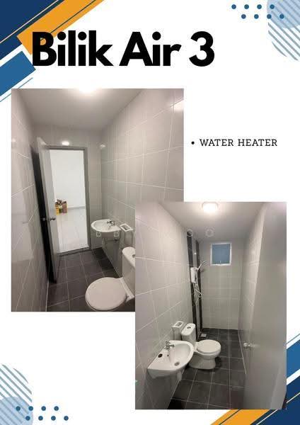 Rumah Flat untuk Disewa di Idaman Cahaya 1 - Abby Woo - Bathroom - PropertyGuru.com.my