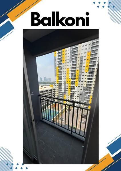 Rumah Flat untuk Disewa di Idaman Cahaya 1 - Abby Woo - Balcony - PropertyGuru.com.my