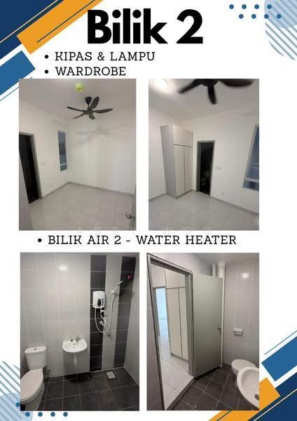 Rumah Flat untuk Disewa di Idaman Cahaya 1 - Abby Woo - Bedroom - PropertyGuru.com.my