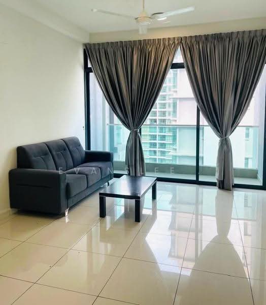 Service Residence for Sale at City of Green - Evanslee . - Living Room - PropertyGuru.com.my