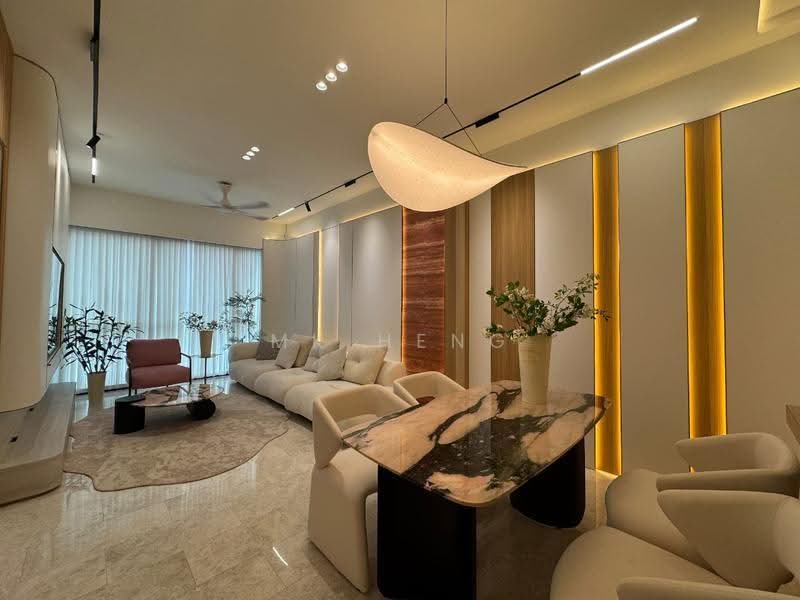 Kediaman Servis untuk Disewa di TRX Residences - MK Heng - Living Room - PropertyGuru.com.my