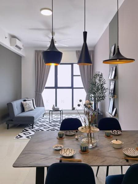 Kediaman Servis untuk Disewa di Trion @ KL - Kin CK - Living Room - PropertyGuru.com.my