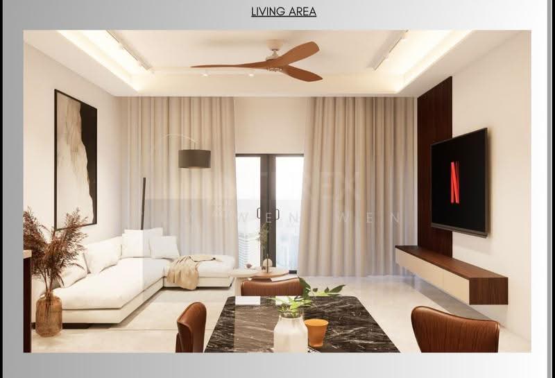 Kediaman Servis untuk Disewa di Jendela Residences - Tew Wen Wen - Living Room - PropertyGuru.com.my