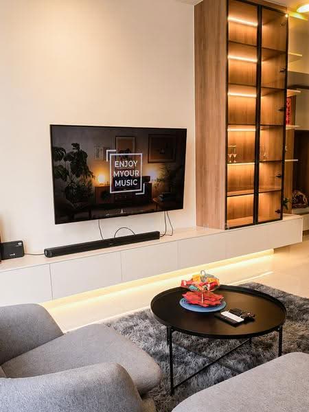 Kediaman Servis untuk Disewa di The Ridge - Aaron Ong - Living Room - PropertyGuru.com.my
