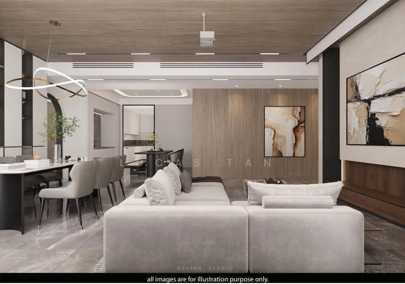 Condominium for Rent at Aetas Damansara - Lucas Tan - Living Room - PropertyGuru.com.my
