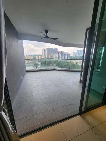 Kediaman Servis untuk Dijual di LakePark Residence @ KL North - Vince Wong - Balcony - PropertyGuru.com.my