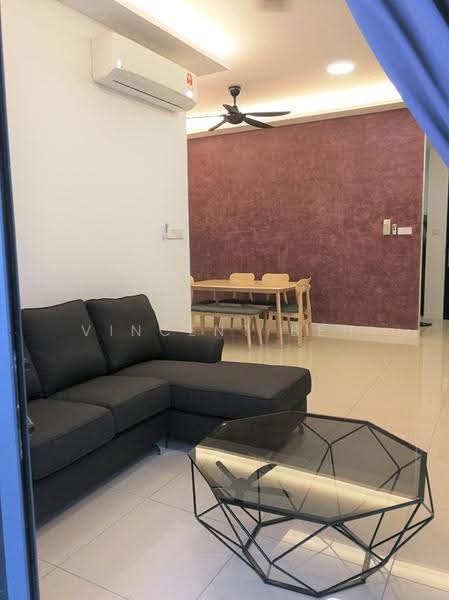 Kediaman Servis untuk Dijual di Skyluxe On The Park Bukit Jalil - Vincent Beh - Living Room - PropertyGuru.com.my
