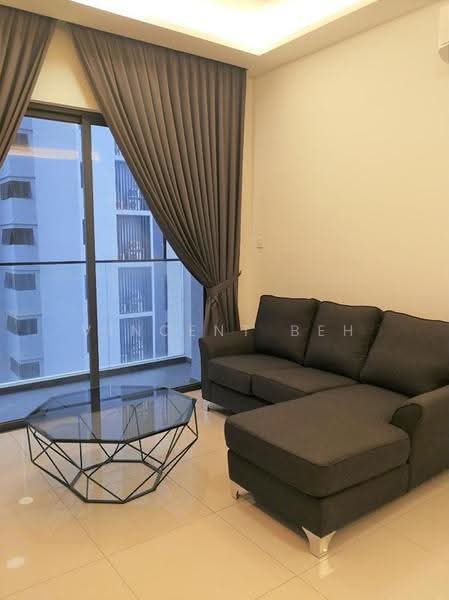 Kediaman Servis untuk Dijual di Skyluxe On The Park Bukit Jalil - Vincent Beh - Living Room - PropertyGuru.com.my