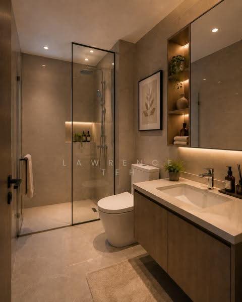 Kondominium untuk Dijual di R&F Princess Cove Phase 3-New Casa Suites - Lawrence Teh - Bathroom - PropertyGuru.com.my