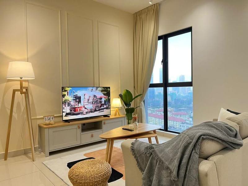 Service Residence for Sale at Trion @ KL - Keith Lee - Living Room - PropertyGuru.com.my
