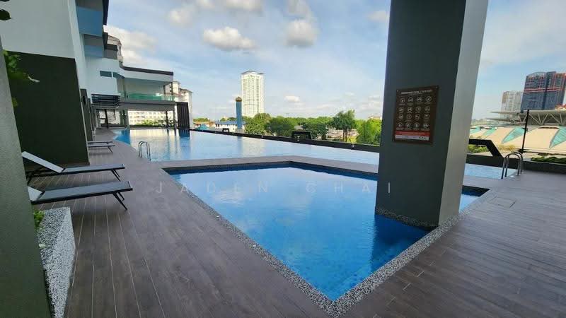 Service Residence for Rent at Twin Tower Residence - Jaden Chai - Pool - PropertyGuru.com.my