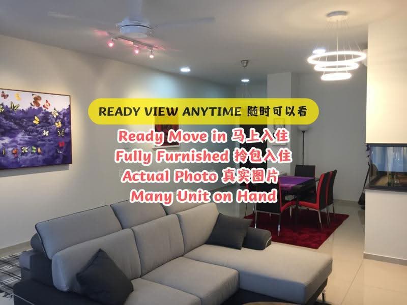 Condominium for Rent at The Rainz - Evan Chan - Living Room - PropertyGuru.com.my