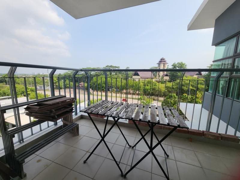 Condominium for Rent at Ujana Executive Apartment - Dan Soon - Balcony - PropertyGuru.com.my