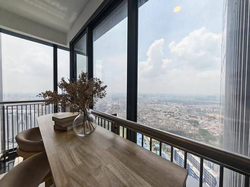 Service Residence for Sale at The Astaka @ 1 Bukit Senyum - Chloe Goh - Balcony - PropertyGuru.com.my