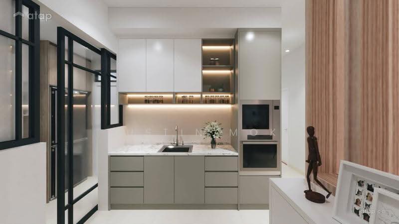 Service Residence for Sale at Conezion Residences - Justin Mok - Kitchen - PropertyGuru.com.my