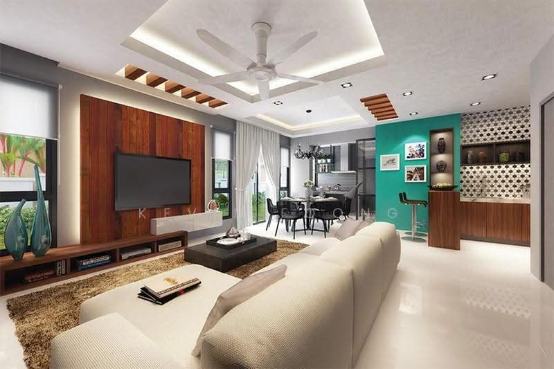 Cluster House for Sale in Kota Warisan (Sepang) - Kevin Foong - Living Room - PropertyGuru.com.my