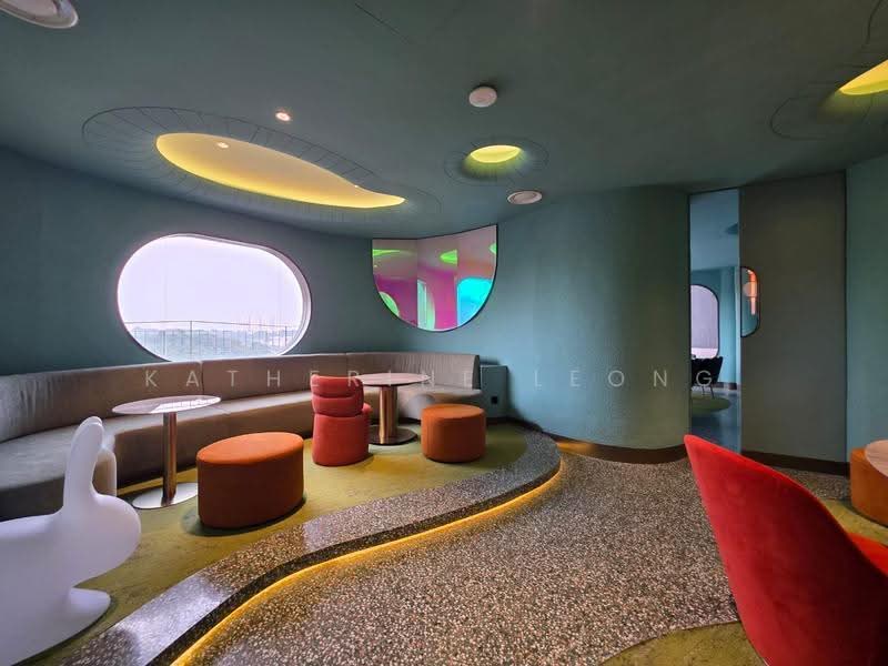 Service Residence for Sale at Residensi Estetik 8 (Est8) - Katherine Leong - Living Room - PropertyGuru.com.my