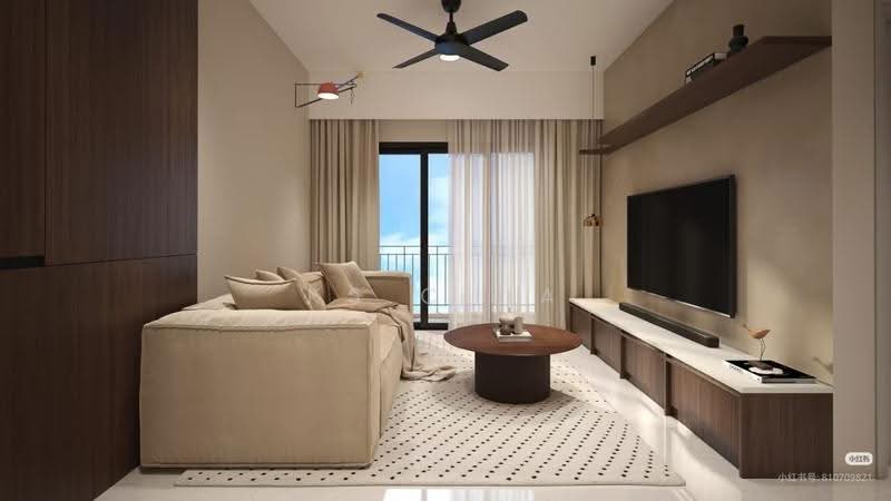 Condominium for Sale at D'Terra Residences - KS Chia - Living Room - PropertyGuru.com.my