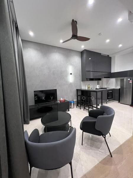 Service Residence for Rent at Lucentia Residences - Sky Choo - Living Room - PropertyGuru.com.my