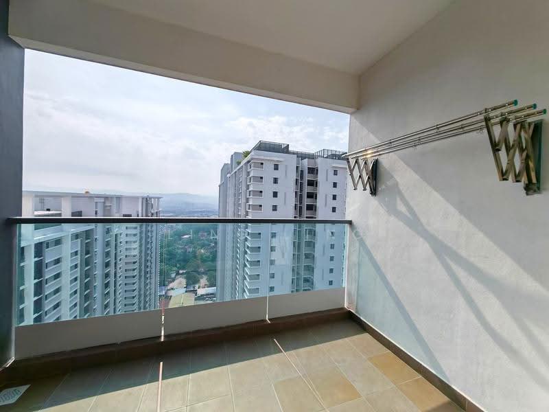 Service Residence for Rent at Symphony Tower (Menara Simfoni) - Ling Ling - Balcony - PropertyGuru.com.my