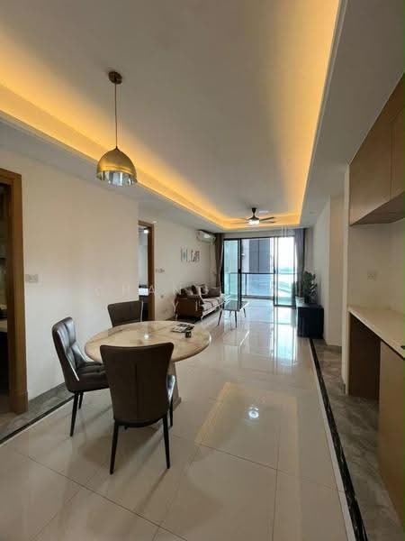 Kediaman Servis untuk Disewa di R&F Princess Cove Phase 1 - Chang Kai Yin - Living Room - PropertyGuru.com.my