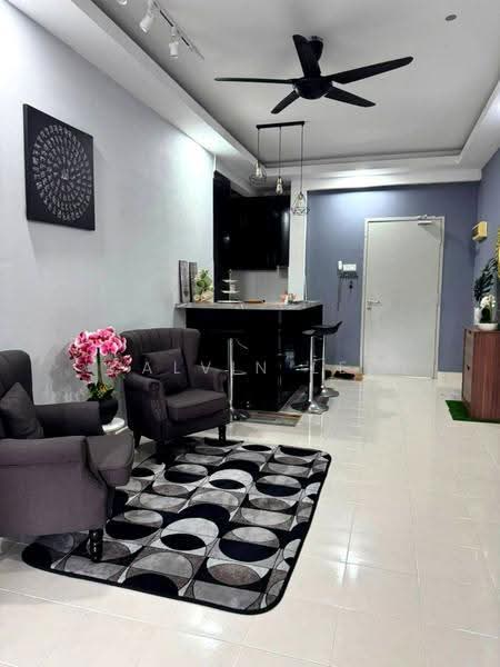 Apartment for Sale at Denai Nusantara Apartment - Calvin Lee - Living Room - PropertyGuru.com.my