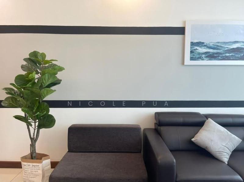 Kediaman Servis untuk Dijual di Paragon Residences @ Straits View - Nicole Pua - Living Room - PropertyGuru.com.my