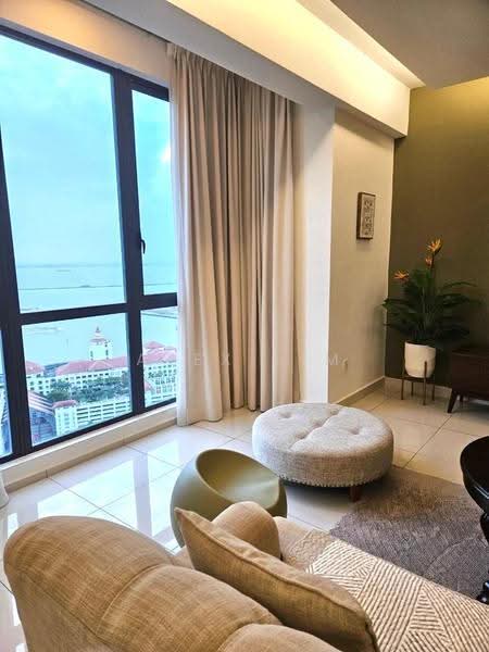 Service Residence for Rent at Jazz Residences - Alex Lim - Living Room - PropertyGuru.com.my