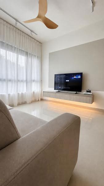 Service Residence for Rent at Quinn Residence - Zafran . - Living Room - PropertyGuru.com.my
