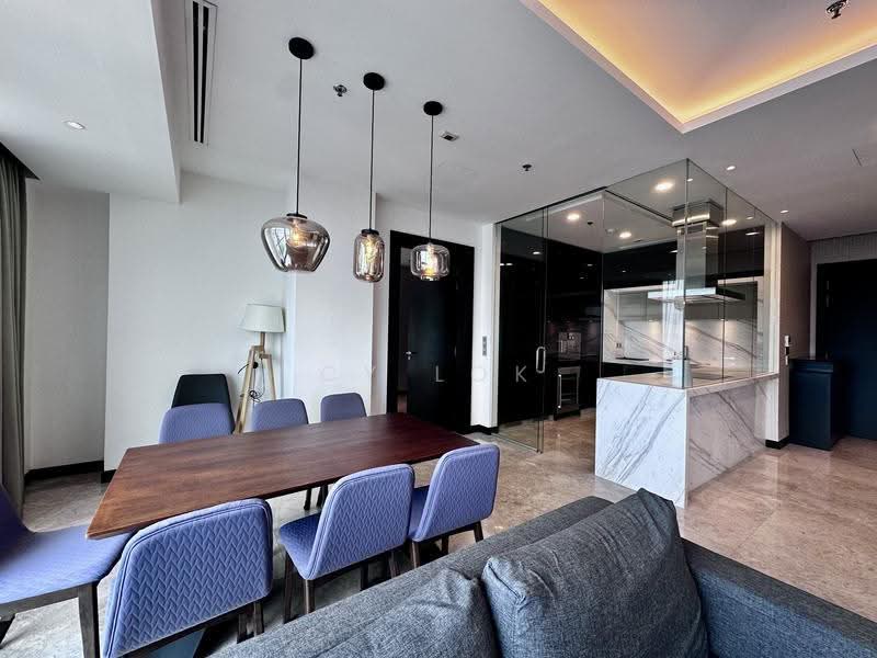 Kediaman Servis untuk Disewa di The Ritz-Carlton Residences - CY Lok - Dining Room - PropertyGuru.com.my