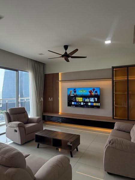 Kondominium untuk Disewa di Sunway GeoLake Residences - Amy Sim - Living Room - PropertyGuru.com.my