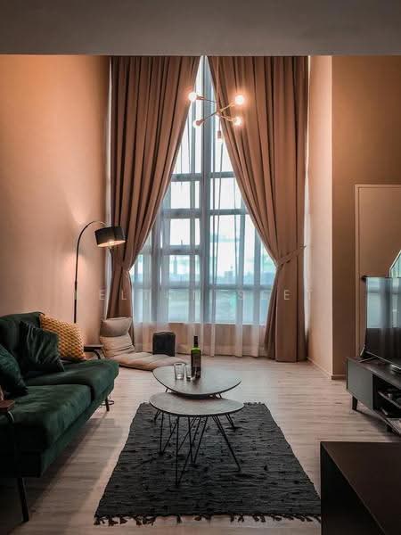 Service Residence for Sale at EkoCheras Service Residences - Kelton Seet - Living Room - PropertyGuru.com.my