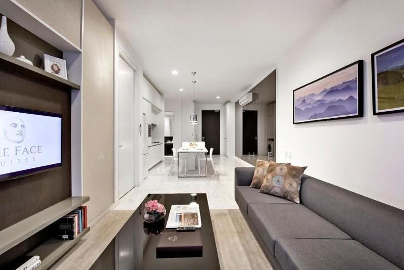 Kediaman Servis untuk Dijual di The Face Suites (Platinum Suites) - Andrew Chen - Living Room - PropertyGuru.com.my