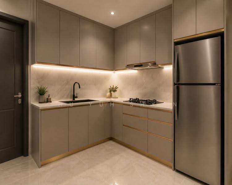 Service Residence for Sale at D'Secret Garden 2 (Pangsapuri Kempas Indah 2) - CHU YUH SHYAN - Kitchen - PropertyGuru.com.my