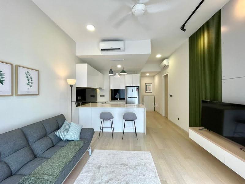 Service Residence for Sale at Star Residences Two - Tim Siow - Living Room - PropertyGuru.com.my