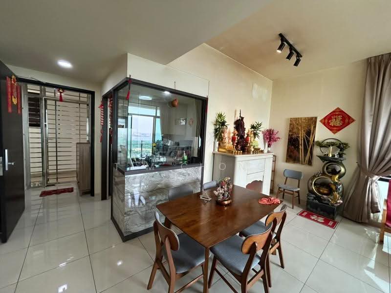 Kediaman Servis untuk Dijual di Wave @ Marina Cove - Tim Chong - Dining Room - PropertyGuru.com.my