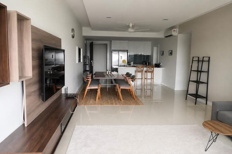 Kondominium untuk Disewa di Westside Three - Jessie Kee - Living Room - PropertyGuru.com.my