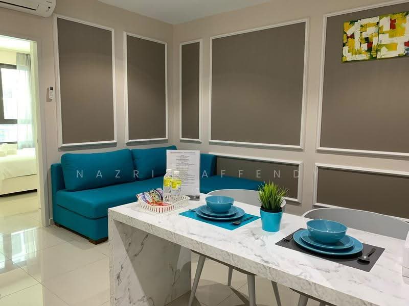 Kediaman Servis untuk Disewa di i-SOHO @ i-City - Nazrin Affendy - Living Room - PropertyGuru.com.my
