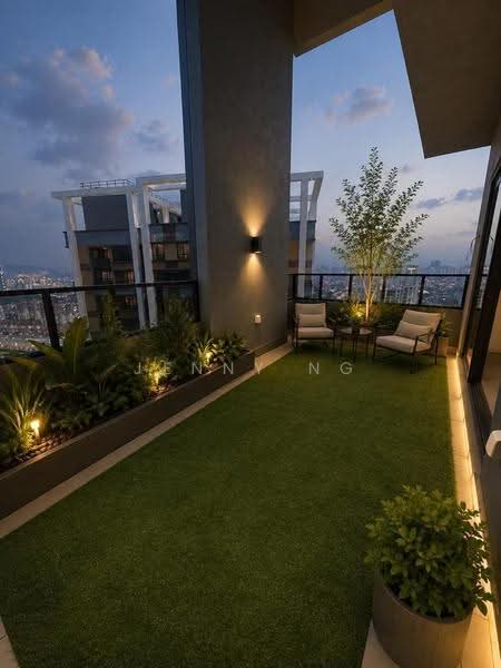 Service Residence for Sale at Residensi Estetik 8 (Est8) - Jenny Ng - Balcony - PropertyGuru.com.my