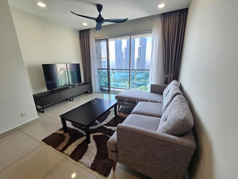 Service Residence for Rent at Solaris Dutamas - Moon Chan - Living Room - PropertyGuru.com.my