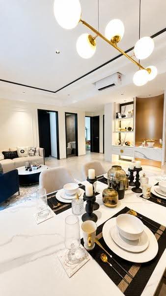 Service Residence for Sale at The Vesta Residences - Kay Kong - Living Room - PropertyGuru.com.my