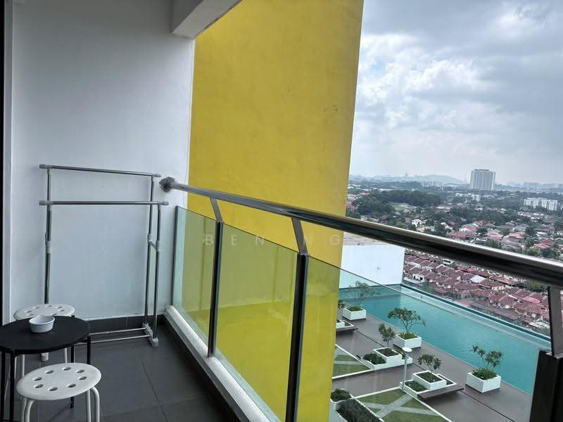 Service Residence for Sale at Evo Soho Suite - BEN NG - Balcony - PropertyGuru.com.my