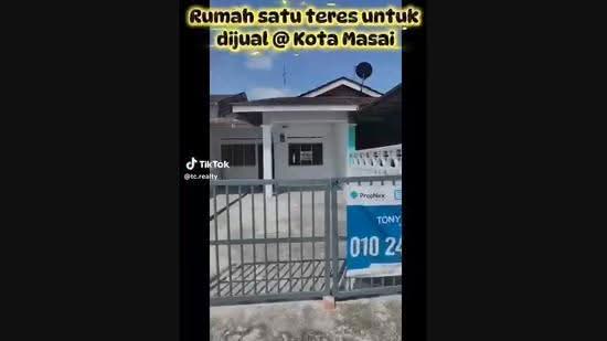 Rumah Teres 1-Tingkat untuk Dijual di Taman Kota Masai (Pasir Gudang) - Fu Heng Chong - PropertyGuru.com.my