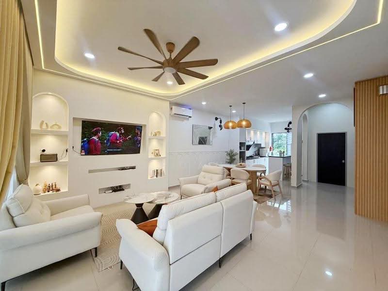 2-storey Terraced House for Rent in Eco Botanic (Iskandar Puteri (Nusajaya)) - Jordan . - Living Room - PropertyGuru.com.my