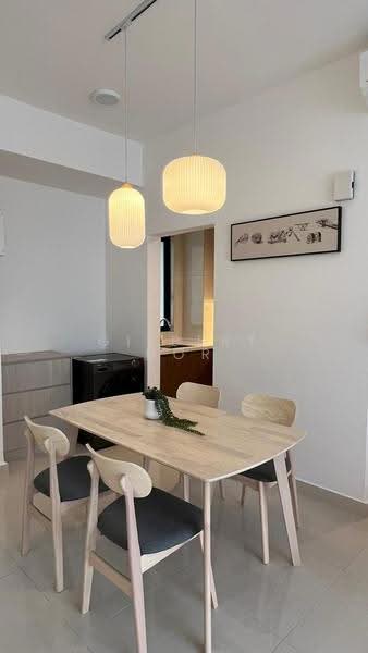 Service Residence for Rent at Quinn Residence - Gilbert Hor - Dining Room - PropertyGuru.com.my