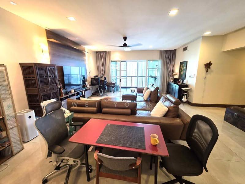 Kondominium untuk Disewa di Mont Kiara Aman - Wei Young - Living Room - PropertyGuru.com.my