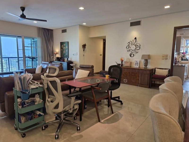 Kondominium untuk Disewa di Mont Kiara Aman - Wei Young - Living Room - PropertyGuru.com.my