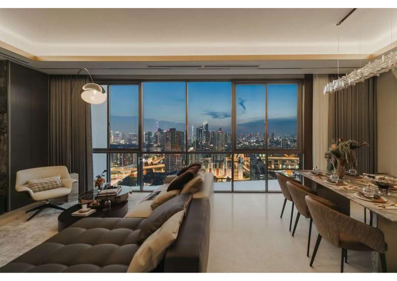 Kondominium untuk Dijual di Capella Embassy (D'Rapport Residences) - Poh Lin - Living Room - PropertyGuru.com.my